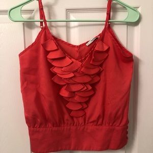 Papaya Hot Pink Cropped Tank